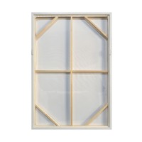 CRADLE ΠΙΝΑΚΑΣ ΔΙΑΚΟΣΜΗΤΙΚΟΣ ΜΕ ΚΟΡΝΙΖΑ 80x120x4cm ΚΑΜΒΑΣ ΜΠΕΖ ΚΑΦΕ ΜΑΥΡΟ ΓΚΡΙ PS