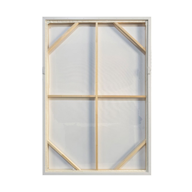 CRADLE ΠΙΝΑΚΑΣ ΔΙΑΚΟΣΜΗΤΙΚΟΣ ΜΕ ΚΟΡΝΙΖΑ 80x120x4cm ΚΑΜΒΑΣ ΜΠΕΖ ΚΑΦΕ ΜΑΥΡΟ ΓΚΡΙ PS