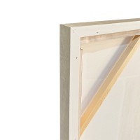 FRACTAL A ΠΙΝΑΚΑΣ ΔΙΑΚΟΣΜΗΤΙΚΟΣ ΜΕ ΚΟΡΝΙΖΑ 80x120x4cm ΚΑΜΒΑΣ ΜΠΕΖ ΚΑΦΕ ΜΑΥΡΟ PS