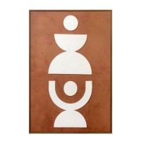 EQUILIBRIUM ΠΙΝΑΚΑΣ ΔΙΑΚΟΣΜΗΤΙΚΟΣ ΜΕ ΚΟΡΝΙΖΑ 82.6x4.3x122.6cm ΚΑΜΒΑΣ ΠΟΡΤΟΚΑΛΙ PS