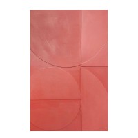 HARMONY ΠΙΝΑΚΑΣ ΔΙΑΚΟΣΜΗΤΙΚΟΣ ΜΕ ΚΟΡΝΙΖΑ 82.6x4.3x122.6cm ΚΑΜΒΑΣ ΠΟΡΤΟΚΑΛΙ PS