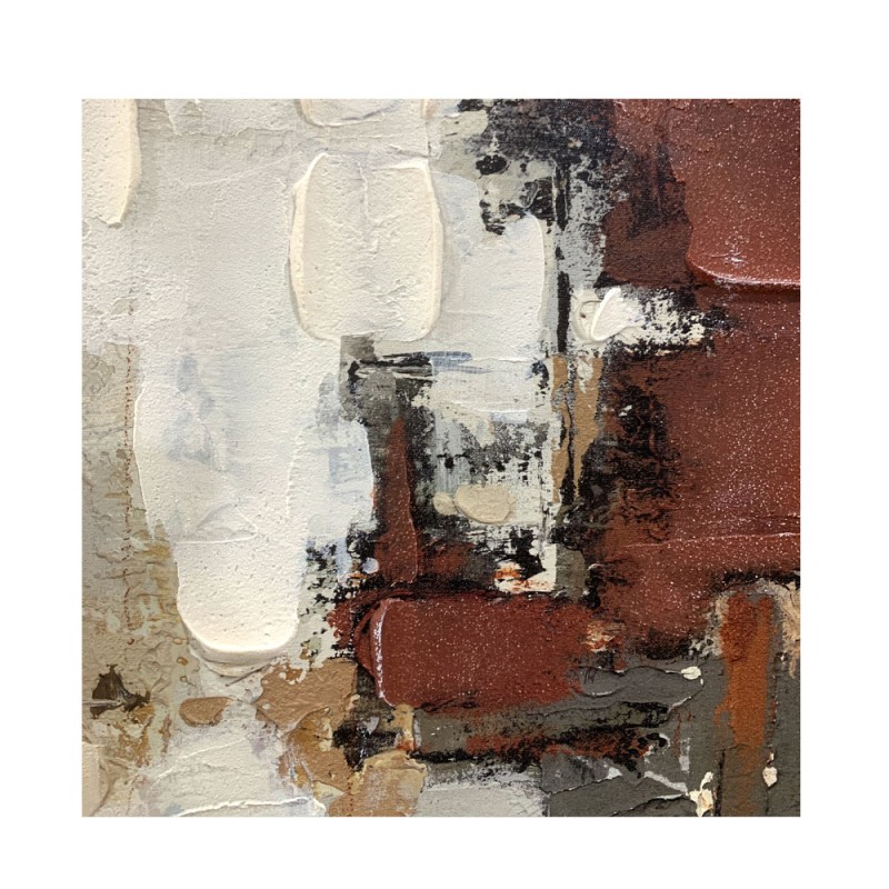 OMBRA I ΠΙΝΑΚΑΣ ΔΙΑΚΟΣΜΗΤΙΚΟΣ ΜΕ ΚΟΡΝΙΖΑ 80x4x80cm ΚΑΜΒΑΣ ΠΟΛΥΧΡΩΜΟ PS