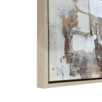 OMBRA I ΠΙΝΑΚΑΣ ΔΙΑΚΟΣΜΗΤΙΚΟΣ ΜΕ ΚΟΡΝΙΖΑ 80x4x80cm ΚΑΜΒΑΣ ΠΟΛΥΧΡΩΜΟ PS