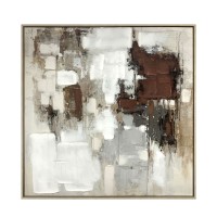 OMBRA I ΠΙΝΑΚΑΣ ΔΙΑΚΟΣΜΗΤΙΚΟΣ ΜΕ ΚΟΡΝΙΖΑ 80x4x80cm ΚΑΜΒΑΣ ΠΟΛΥΧΡΩΜΟ PS