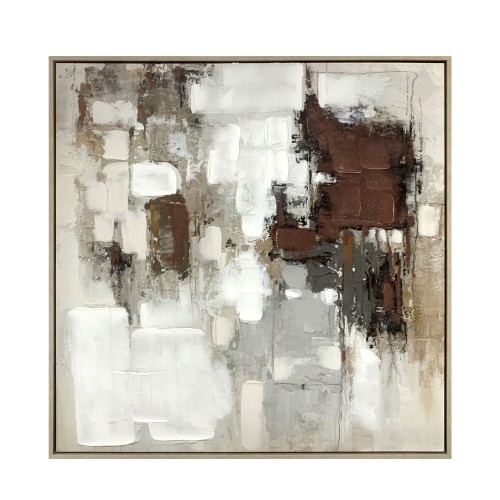 OMBRA I ΠΙΝΑΚΑΣ ΔΙΑΚΟΣΜΗΤΙΚΟΣ ΜΕ ΚΟΡΝΙΖΑ 80x4x80cm ΚΑΜΒΑΣ ΠΟΛΥΧΡΩΜΟ PS