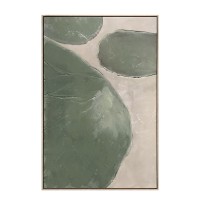 RHEA ΠΙΝΑΚΑΣ ΔΙΑΚΟΣΜΗΤΙΚΟΣ ΜΕ ΚΟΡΝΙΖΑ 80x120x4cm ΚΑΜΒΑΣ ΛΑΔΙ ΜΠΕΖ PS