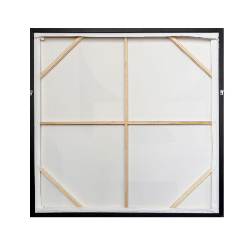 CALMA ΠΙΝΑΚΑΣ ΔΙΑΚΟΣΜΗΤΙΚΟΣ ΜΕ ΚΟΡΝΙΖΑ 100x100x4cm ΚΑΜΒΑΣ ΜΠΕΖ PS