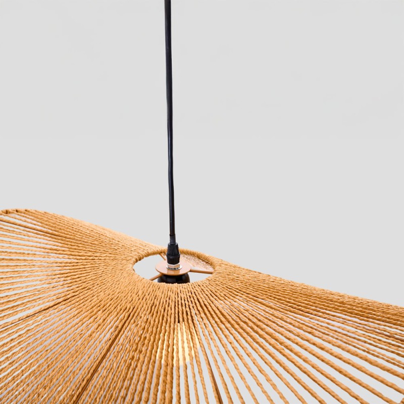 LUMA ΦΩΤΙΣΤΙΚΟ ΟΡΟΦΗΣ 60x20.5cm ΣΧΟΙΝΙ ΚΑΦΕ ΧΑΡΤΙ