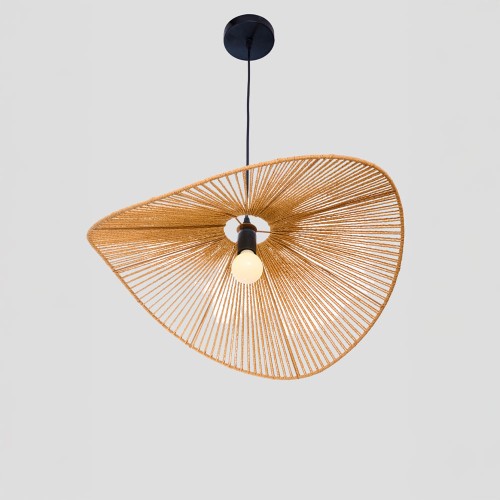 LUMA ΦΩΤΙΣΤΙΚΟ ΟΡΟΦΗΣ 60x21cm ΣΧΟΙΝΙ ΚΑΦΕ ΧΑΡΤΙ