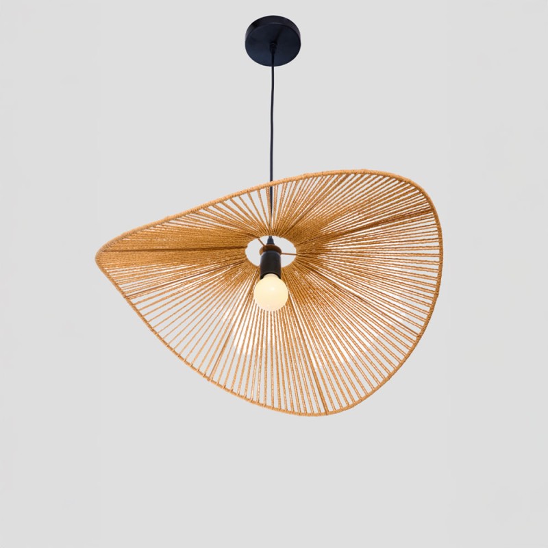 LUMA ΦΩΤΙΣΤΙΚΟ ΟΡΟΦΗΣ 60x20.5cm ΣΧΟΙΝΙ ΚΑΦΕ ΧΑΡΤΙ