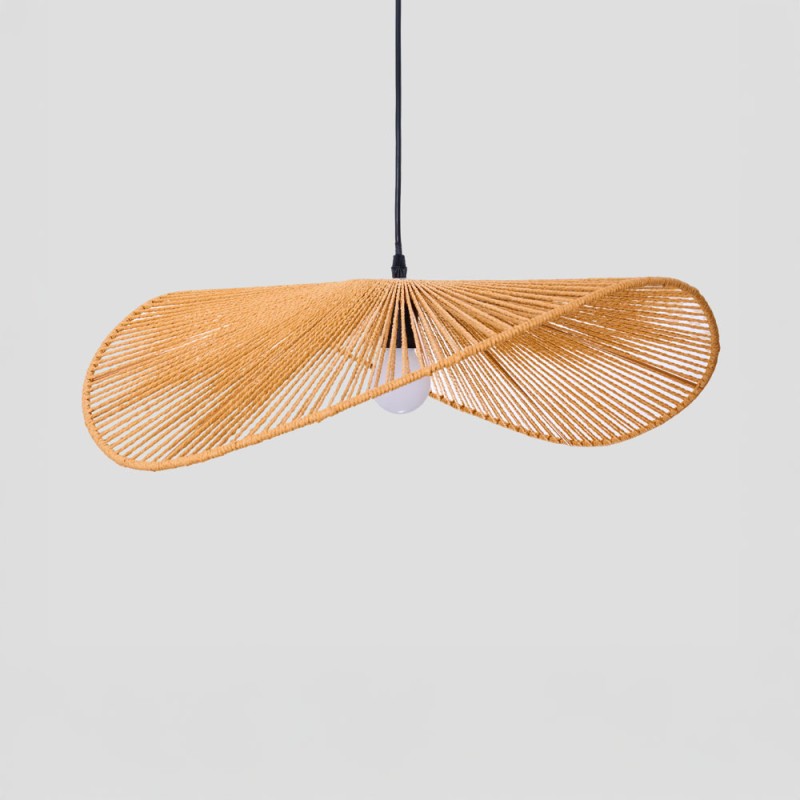 LUMA ΦΩΤΙΣΤΙΚΟ ΟΡΟΦΗΣ 60x20.5cm ΣΧΟΙΝΙ ΚΑΦΕ ΧΑΡΤΙ