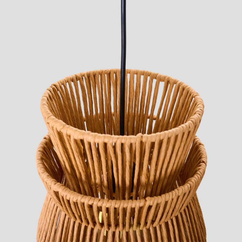 CLEO ΦΩΤΙΣΤΙΚΟ ΟΡΟΦΗΣ 26.5x38.5cm ΣΧΟΙΝΙ ΚΑΦΕ ΧΑΡΤΙ