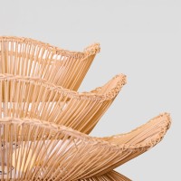 AURORA ΦΩΤΙΣΤΙΚΟ ΟΡΟΦΗΣ 61x47cm RATTAN ΦΥΣΙΚΟ