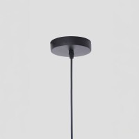 NOOR ΦΩΤΙΣΤΙΚΟ ΟΡΟΦΗΣ 25x30.5cm ΣΙΔΕΡΟ ΜΑΥΡΟ