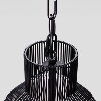 STEEL ΦΩΤΙΣΤΙΚΟ ΟΡΟΦΗΣ 28x40.5cm ΣΙΔΕΡΟ ΜΑΥΡΟ