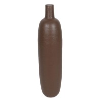 AERIS ΒΑΖΟ 20x77.5cm ΜΕΤΑΛΛΟ ΚΑΦΕ ΣΚΟΥΡΟ