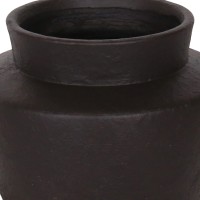 ARDINE ΒΑΖΟ 40x40x33cm MgO ΜΑΥΡΟ
