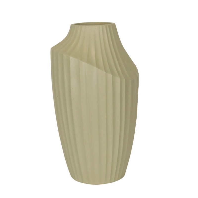 ELIX ΒΑΖΟ 28.5x28.5x50.5cm MgO ΜΠΕΖ ΣΚΟΥΡΟ