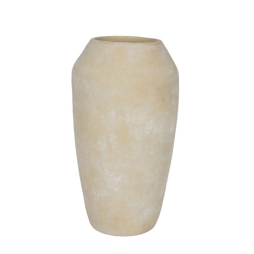 ASH ΒΑΖΟ 24x24x42cm ΚΕΡΑΜΙΚΟ STONE GREY