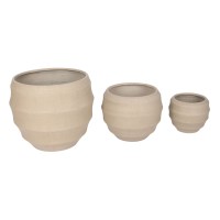 FLORRA ΚΑΣΠΩ SET 3ΤΜΧ 54.3x54.3x47.5cm MgO ΜΠΕΖ