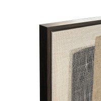PLIS ΠΙΝΑΚΑΣ ΔΙΑΚΟΣΜΗΣΗΣ 80x80x4cm ΚΑΜΒΑΣ ΜΠΕΖ ΚΑΦΕ ΣΚΟΥΡΟ ΞΥΛΟ