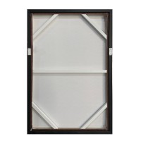PLOW ΠΙΝΑΚΑΣ ΔΙΑΚΟΣΜΗΣΗΣ 60x90x4cm ΚΑΜΒΑΣ ΚΑΦΕ ΣΚΟΥΡΟ MDF