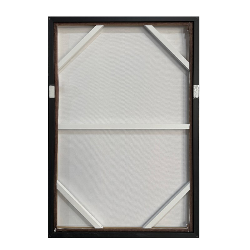PLOW ΠΙΝΑΚΑΣ ΔΙΑΚΟΣΜΗΣΗΣ 60x90x4cm ΚΑΜΒΑΣ ΚΑΦΕ ΣΚΟΥΡΟ MDF