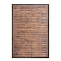PLOW ΠΙΝΑΚΑΣ ΔΙΑΚΟΣΜΗΣΗΣ 60x90x4cm ΚΑΜΒΑΣ ΚΑΦΕ ΣΚΟΥΡΟ MDF