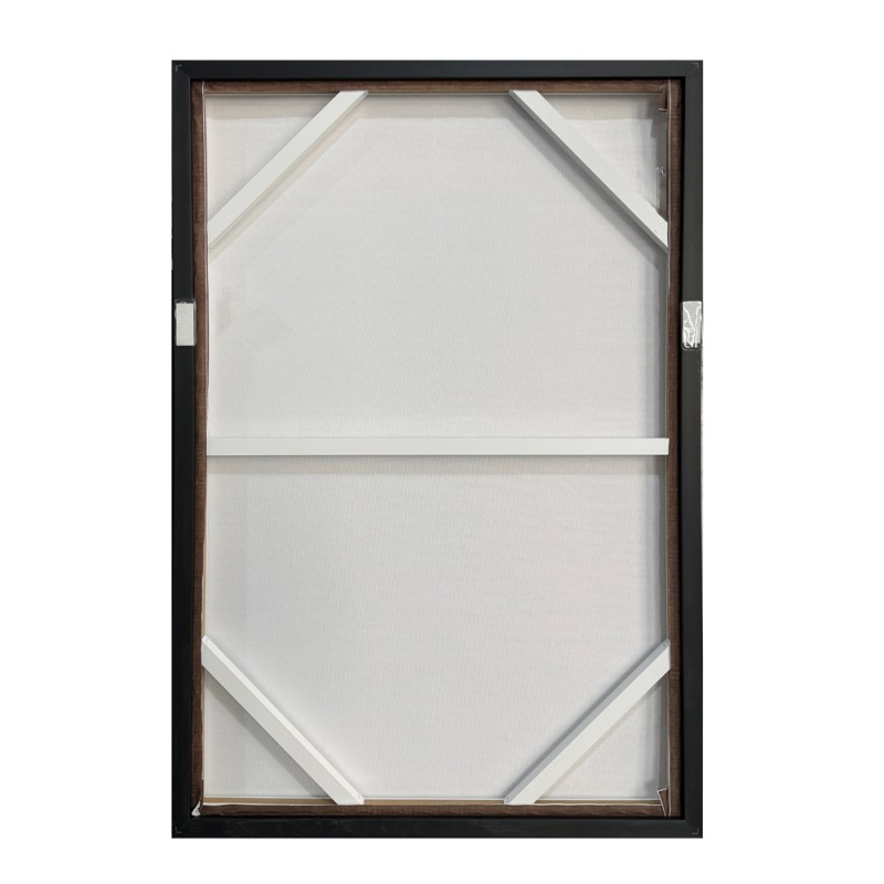 PLOW ΠΙΝΑΚΑΣ ΔΙΑΚΟΣΜΗΣΗΣ 60x90x4cm ΚΑΜΒΑΣ ΚΑΦΕ ΣΚΟΥΡΟ MDF