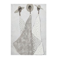 TRINITY ΠΙΝΑΚΑΣ ΔΙΑΚΟΣΜΗΣΗΣ 80x120x4cm ΚΑΜΒΑΣ OFF WHITE STONE GREY ΞΥΛΟ ΓΚΡΙ