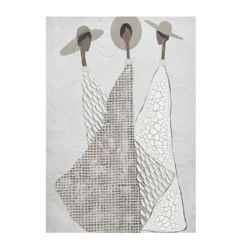 TRINITY ΠΙΝΑΚΑΣ ΔΙΑΚΟΣΜΗΣΗΣ 80x120x4cm ΚΑΜΒΑΣ OFF WHITE STONE GREY ΞΥΛΟ ΓΚΡΙ