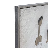 TRINITY ΠΙΝΑΚΑΣ ΔΙΑΚΟΣΜΗΣΗΣ 80x120x4cm ΚΑΜΒΑΣ OFF WHITE STONE GREY ΞΥΛΟ ΓΚΡΙ