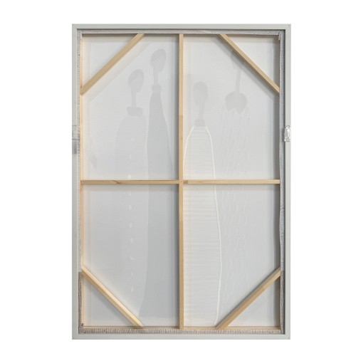 TRINITY ΠΙΝΑΚΑΣ ΔΙΑΚΟΣΜΗΣΗΣ 80x120x4cm ΚΑΜΒΑΣ OFF WHITE STONE GREY ΞΥΛΟ ΓΚΡΙ