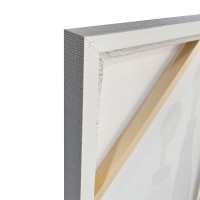 TRINITY ΠΙΝΑΚΑΣ ΔΙΑΚΟΣΜΗΣΗΣ 80x120x4cm ΚΑΜΒΑΣ OFF WHITE STONE GREY ΞΥΛΟ ΚΑΦΕ ΑΝΟΙΧΤΟ