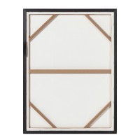 CONTRAST ΠΙΝΑΚΑΣ ΔΙΑΚΟΣΜΗΣΗΣ 60x80x3.2cm ΚΑΜΒΑΣ ΑΣΠΡΟ ΜΑΥΡΟ MDF ΜΑΥΡΟ