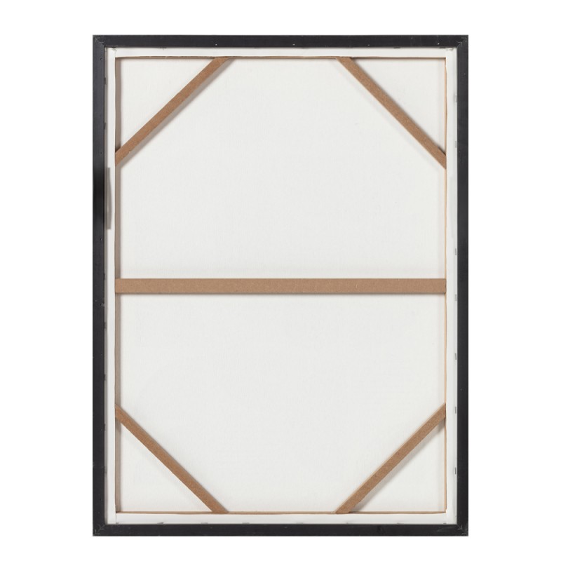 CONTRAST ΠΙΝΑΚΑΣ ΔΙΑΚΟΣΜΗΣΗΣ 60x80x3.2cm ΚΑΜΒΑΣ ΑΣΠΡΟ ΜΑΥΡΟ MDF ΜΑΥΡΟ