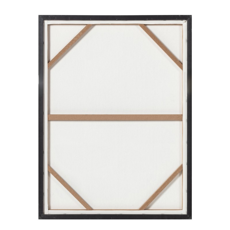 CONTRAST ΠΙΝΑΚΑΣ ΔΙΑΚΟΣΜΗΣΗΣ 60x80x3.2cm ΚΑΜΒΑΣ ΑΣΠΡΟ ΜΑΥΡΟ MDF ΜΑΥΡΟ