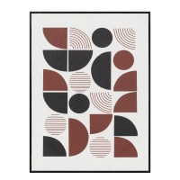 PRISMA ΠΙΝΑΚΑΣ ΔΙΑΚΟΣΜΗΣΗΣ 60x80x3.2cm ΚΑΜΒΑΣ ΠΟΛΥΧΡΩΜΟ MDF ΜΑΥΡΟ
