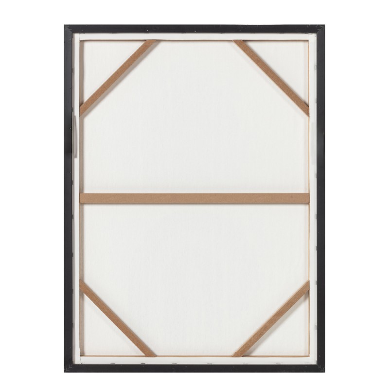ROVA ΠΙΝΑΚΑΣ ΔΙΑΚΟΣΜΗΣΗΣ 60x80x3.2cm ΚΑΜΒΑΣ ΠΟΛΥΧΡΩΜΟ MDF ΜΑΥΡΟ