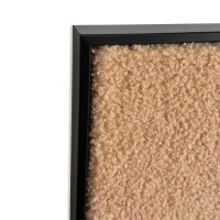 FIBRA ΠΙΝΑΚΑΣ ΔΙΑΚΟΣΜΗΣΗΣ ΜΕ ΚΟΡΝΙΖΑ 80x120x3cm ΚΑΜΒΑΣ ΠΟΛΥΧΡΩΜΟ ΣΧΟΙΝΙ ΜΑΥΡΟ