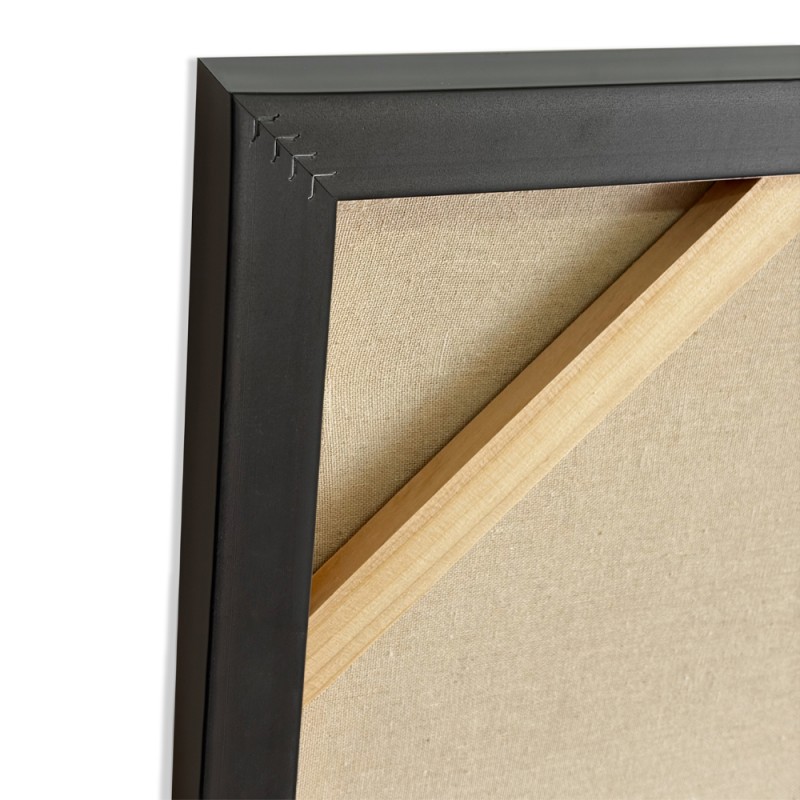 FIBRA ΠΙΝΑΚΑΣ ΔΙΑΚΟΣΜΗΣΗΣ ΜΕ ΚΟΡΝΙΖΑ 80x120x3cm ΚΑΜΒΑΣ ΠΟΛΥΧΡΩΜΟ ΣΧΟΙΝΙ ΜΑΥΡΟ