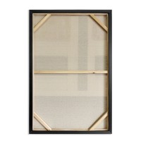 FIBRA ΠΙΝΑΚΑΣ ΔΙΑΚΟΣΜΗΣΗΣ ΜΕ ΚΟΡΝΙΖΑ 80x120x3cm ΚΑΜΒΑΣ ΠΟΛΥΧΡΩΜΟ ΣΧΟΙΝΙ ΜΑΥΡΟ