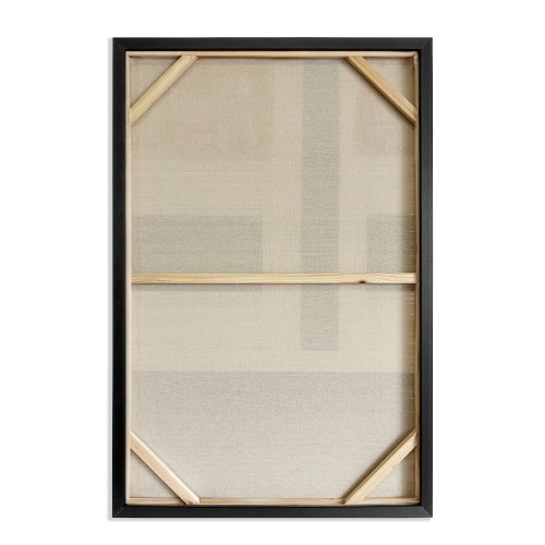 FIBRA ΠΙΝΑΚΑΣ ΔΙΑΚΟΣΜΗΣΗΣ ΜΕ ΚΟΡΝΙΖΑ 80x120x3cm ΚΑΜΒΑΣ ΠΟΛΥΧΡΩΜΟ ΣΧΟΙΝΙ ΜΑΥΡΟ