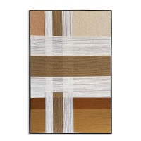 FIBRA ΠΙΝΑΚΑΣ ΔΙΑΚΟΣΜΗΣΗΣ ΜΕ ΚΟΡΝΙΖΑ 80x120x3cm ΚΑΜΒΑΣ ΠΟΛΥΧΡΩΜΟ ΣΧΟΙΝΙ ΜΑΥΡΟ