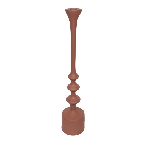 SIDIA ΚΗΡΟΠΗΓΙΟ 10x10x47.5cm ΑΛΟΥΜΙΝΙΟ TERRACOTTA
