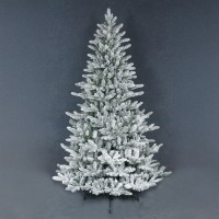 IMPERIAL EVERGREEN ΧΡΙΣΤΟΥΓΕΝΝΙΑΤΙΚΟ ΔΕΝΤΡΟ ΧΙΟΝΙΣΜΕΝΟ 140x140x210cm PE/PVC ΠΡΑΣΙΝΟ ΛΕΥΚΟ