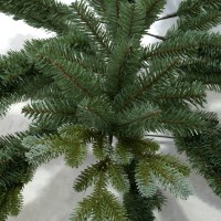 NATALE PINE ΧΡΙΣΤΟΥΓΕΝΝΙΑΤΙΚΟ ΔΕΝΤΡΟ 130x130x210cm PE/PVC ΓΚΡΙ ΠΡΑΣΙΝΟ