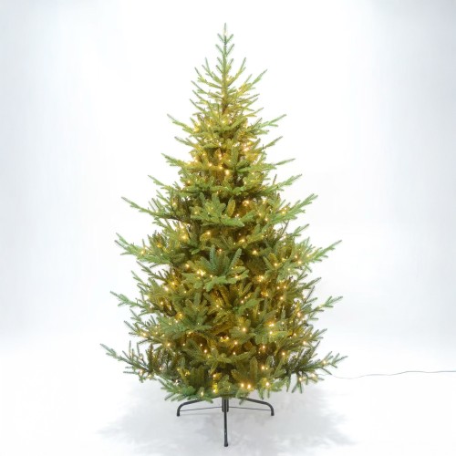 NATALE GLOW ΧΡΙΣΤΟΥΓΕΝΝΙΑΤΙΚΟ ΔΕΝΤΡΟ LED ΦΩΤΑ 155x155x210cm PE/PVC ΠΡΑΣΙΝΟ LED/COPPER