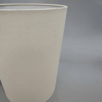 TERRA ΦΩΤΙΣΤΙΚΟ ΕΠΙΤΡΑΠΕΖΙΟ 24x24x76cm ΚΕΡΑΜΙΚΟ ΚΡΕΜ ΛΙΝΟ ΚΡΕΜ