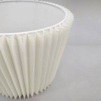 RIBLINE ΦΩΤΙΣΤΙΚΟ ΕΠΙΤΡΑΠΕΖΙΟ 25x25x46cm ΚΕΡΑΜΙΚΟ ΜΠΕΖ ΥΦΑΣΜΑ ΜΠΕΖ